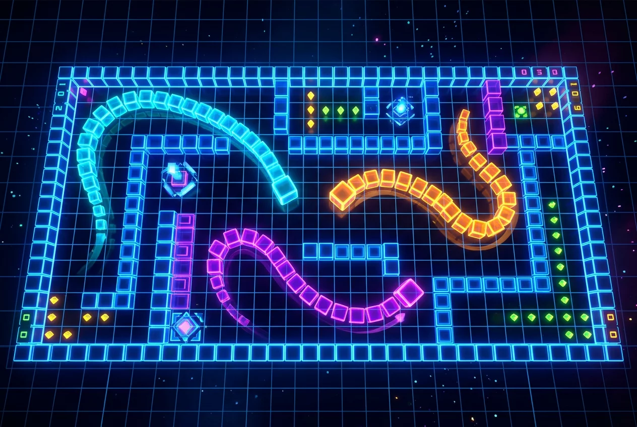 Blocky Snakes io Arena